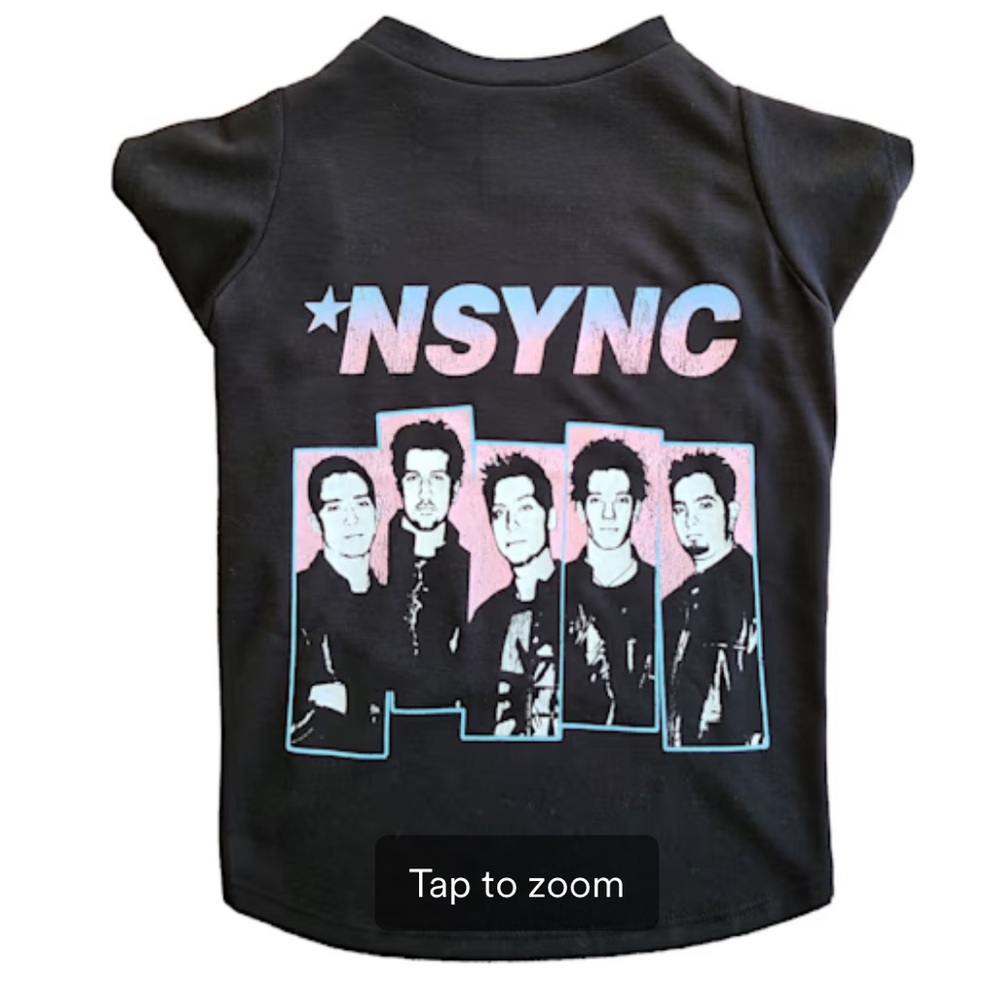 NEW NSYNC Y2K Dog tee t-shirt L